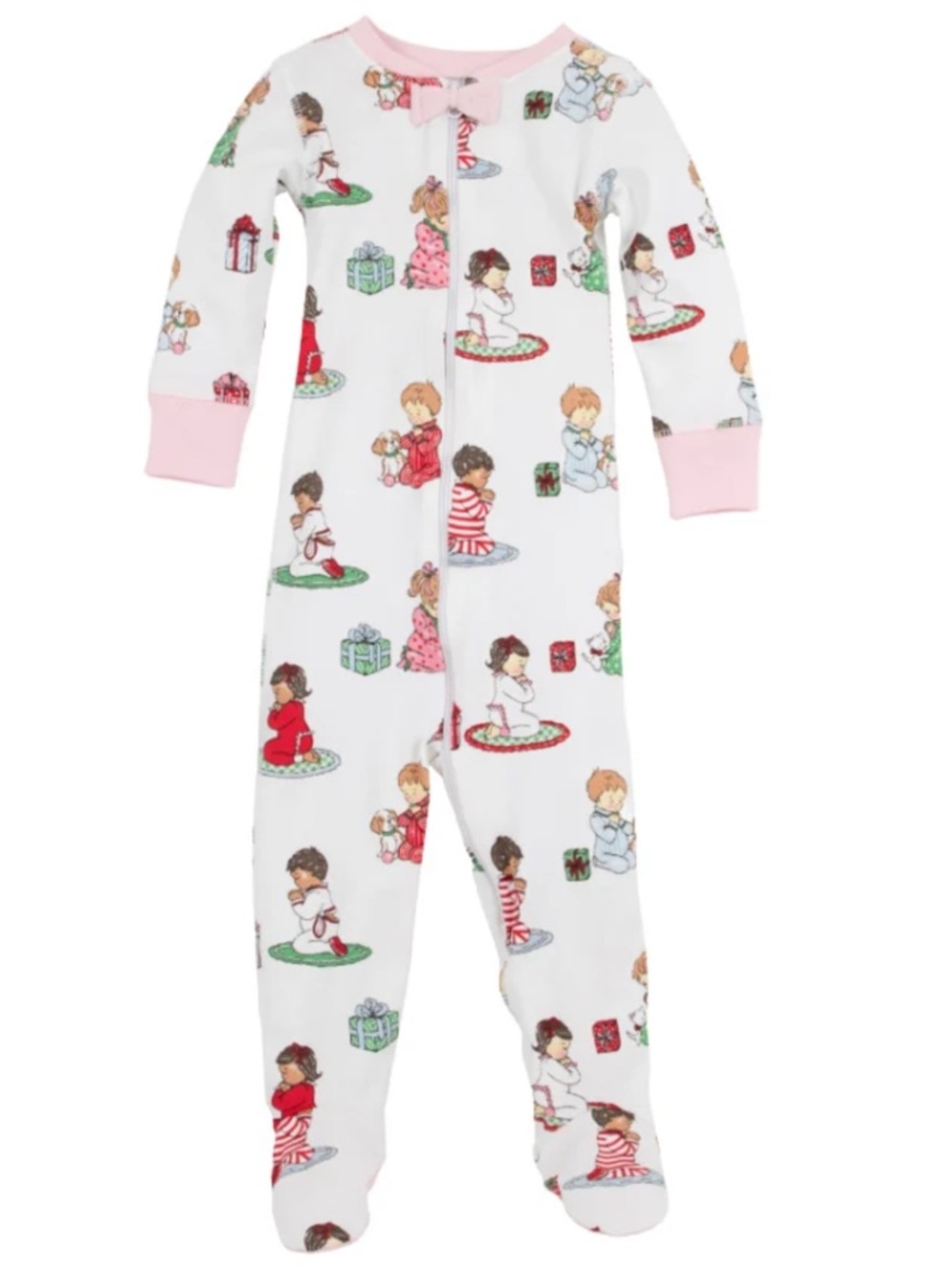 Beaufort Bonnet Noelle’s Night Night Footed Pajamas Christmas 3-6M NWT